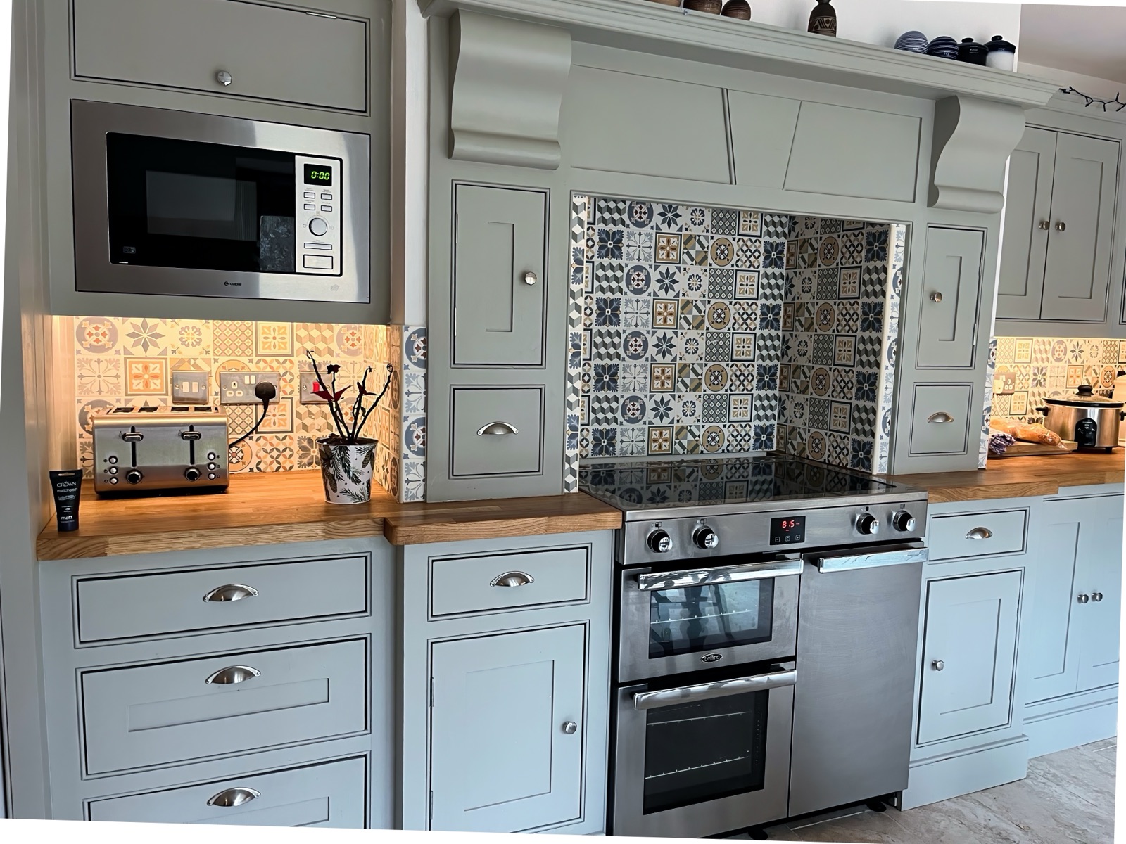 Bespoke shaker kitchen in Forest of Dean, Gloucestershire by Paul Gunningham — Lydney project, photo 2 of 6