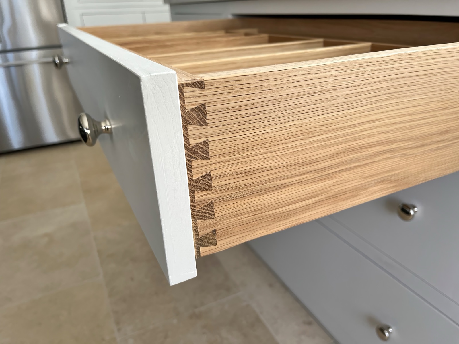 Bespoke shaker kitchen in Stroud, Gloucestershire by Paul Gunningham — Stroud Kitchen project, photo 17 of 21